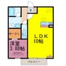 ラフレーズ 1LDKの間取り