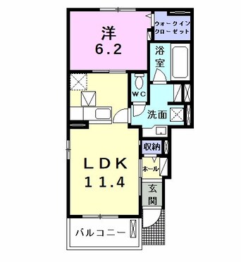 間取図 コリーナ植