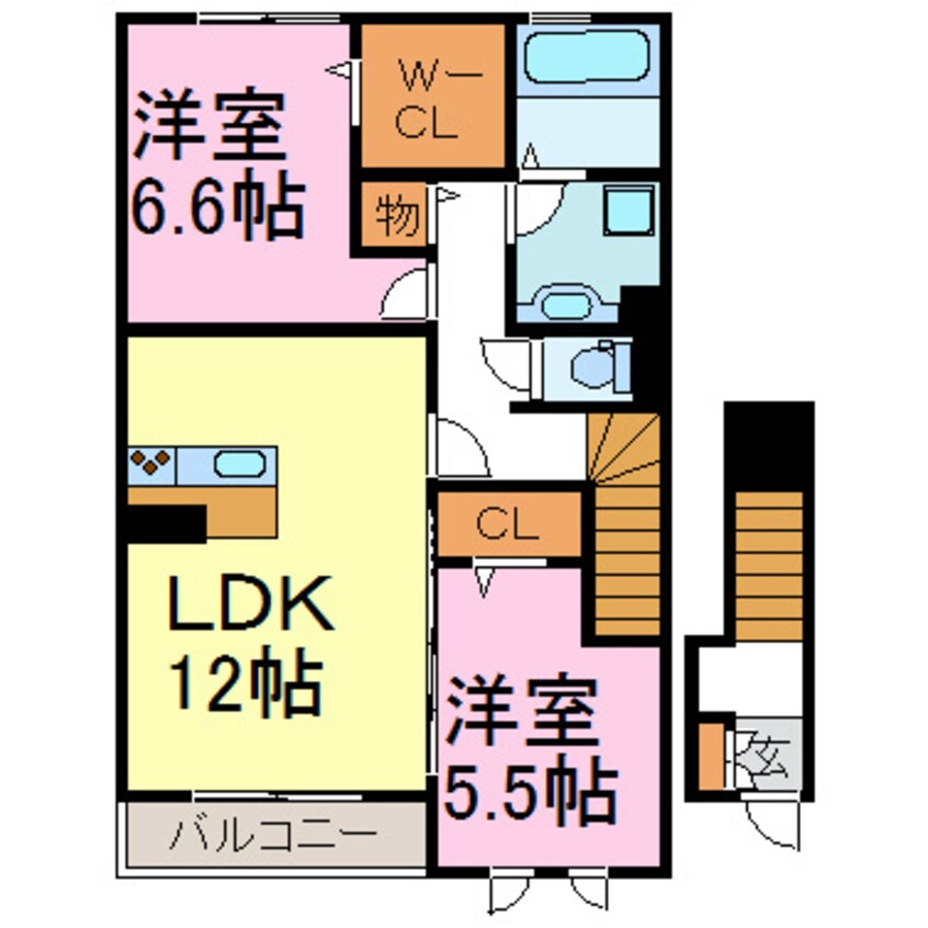 間取図 セジュール朝陽ヶ丘