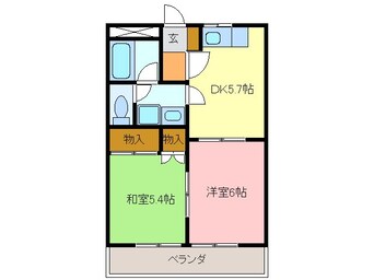 間取図 エスポアールあさひ