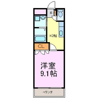 間取図 エンジェルシャトー