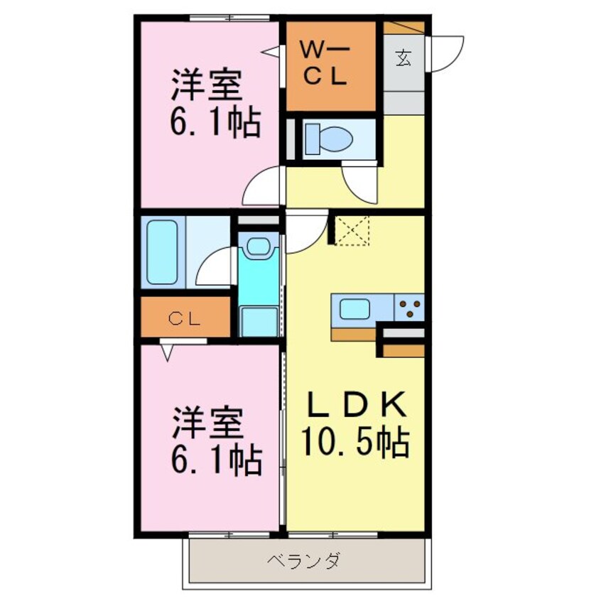 間取図 リヴェール飛香台