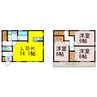 第三コンフォート 3LDKの間取り