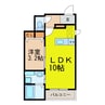 Sereno 1LDKの間取り