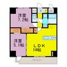 プリミエール常滑駅前 2LDKの間取り