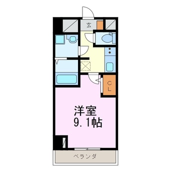 間取図 プリミエール常滑駅前