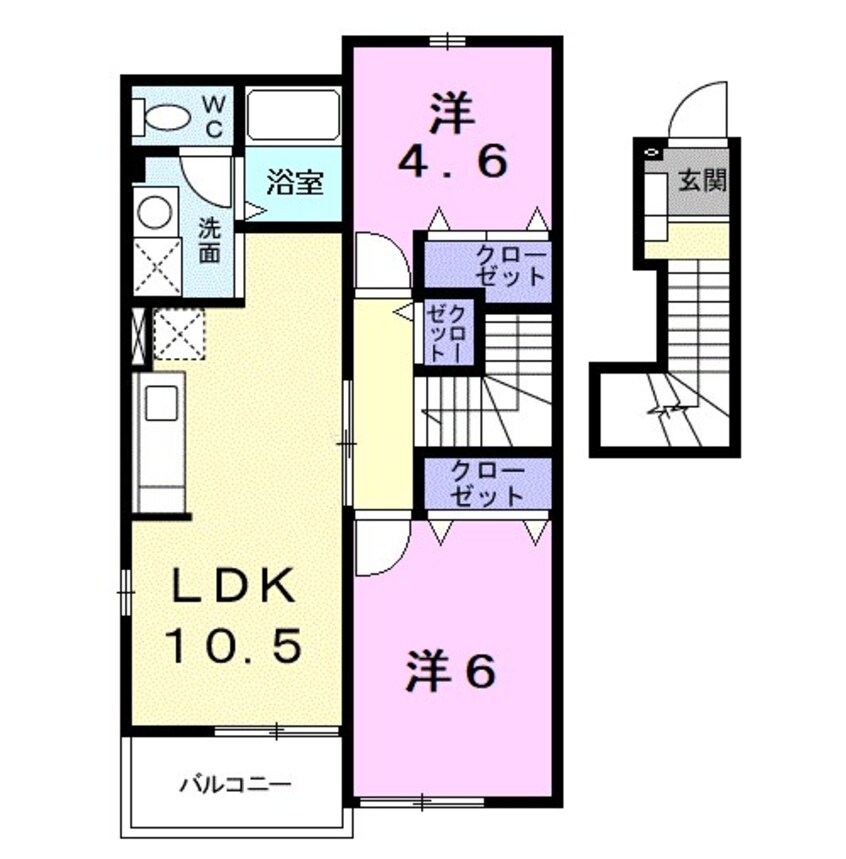 間取図 カーサエスタ参番館