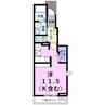 ビオーラ上池 1Rの間取り