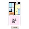 エスペランサ上池 1Kの間取り