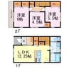 リーブルファイン新舞子　2号棟 3LDKの間取り