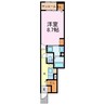 サニーハイツ 1Kの間取り