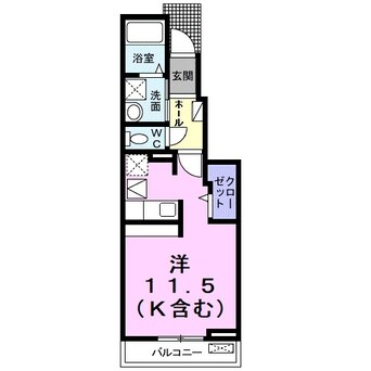 間取図 カーフ　ヒルズ　II