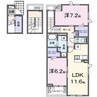 ルミナーレ・光 2LDKの間取り