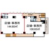 プレミアムコートりんくう 店舗・貸事務所 1Rの間取り