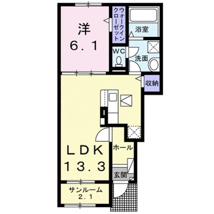 間取図 ネオ  エルブ  II