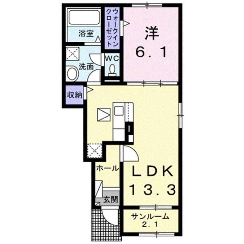 間取図 ネオ  エルブ  II