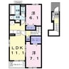 コート　ルーナ 2LDKの間取り