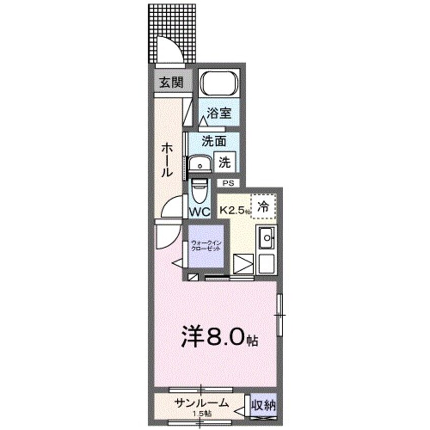 間取図 エバーグリーンD