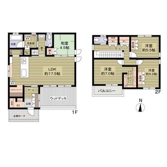 間取図 新開町1丁目戸建て