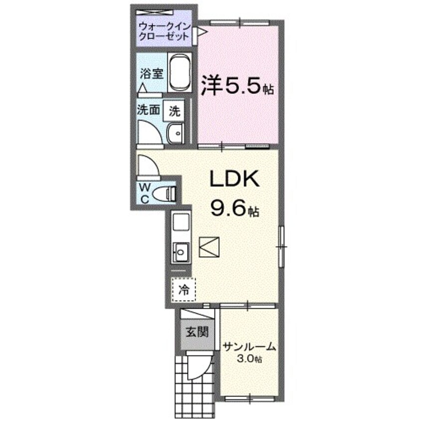 間取図 フェリーチェ東天王町　I