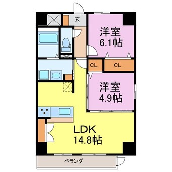 間取図 （仮称）プリミエール常滑新開II