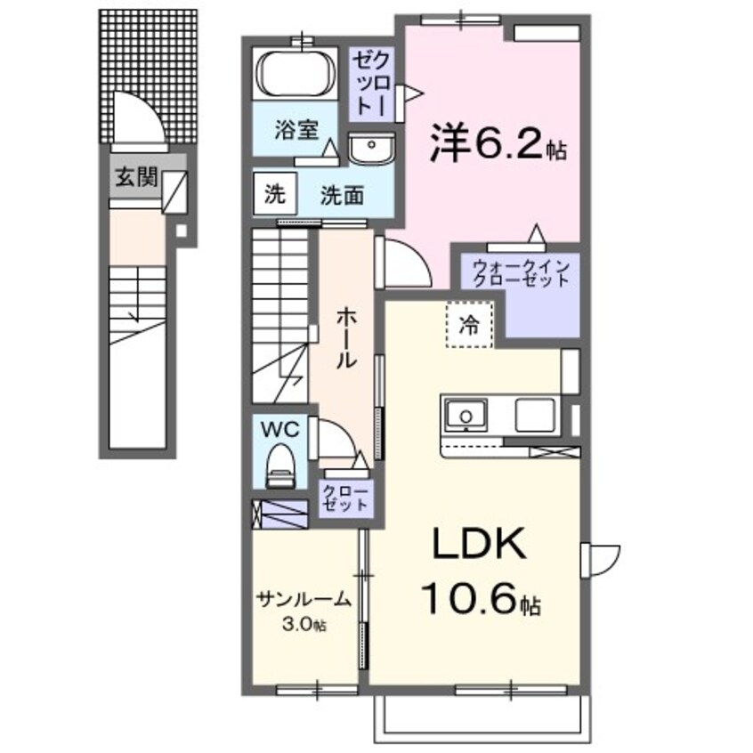 間取図 ネオ　エルブ　III