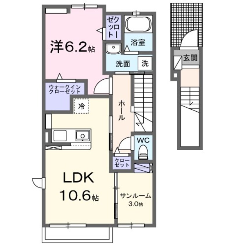 間取図 ネオ　エルブ　III