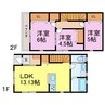 リーブルファイン六貫山 3LDKの間取り
