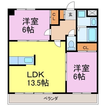 間取図 グロリアス