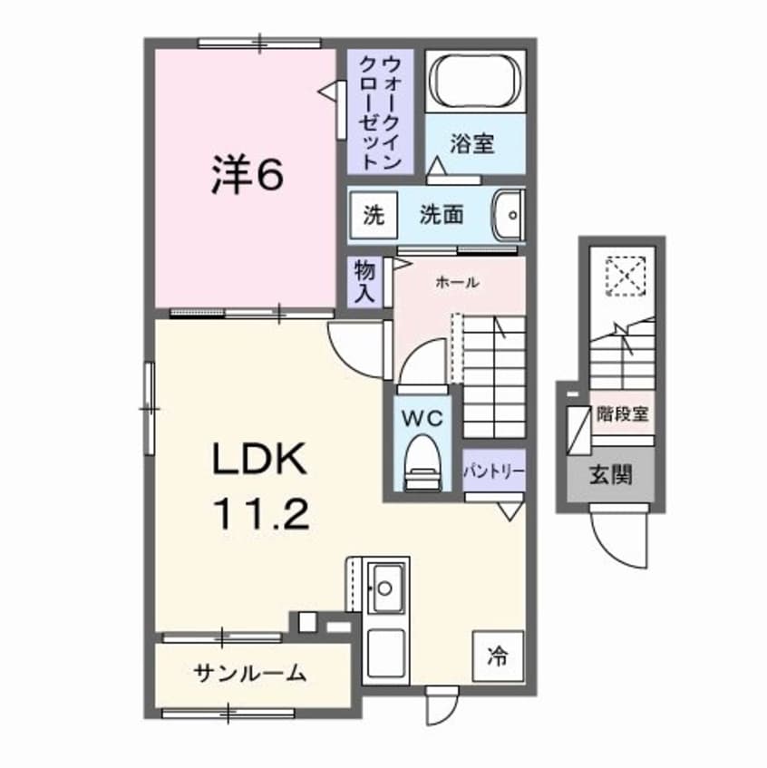 間取図 ラ・パーチェI
