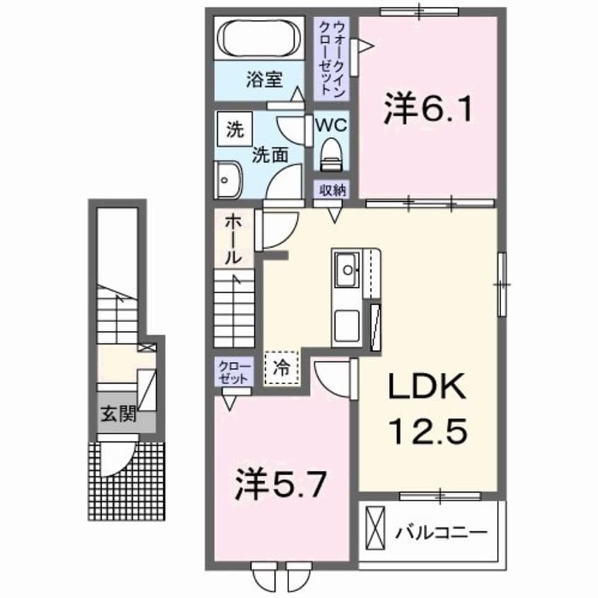 間取図 ラ・パーチェII