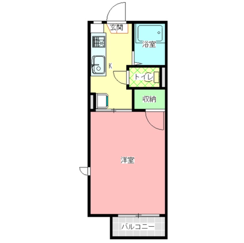間取図 ルミエールＢ棟