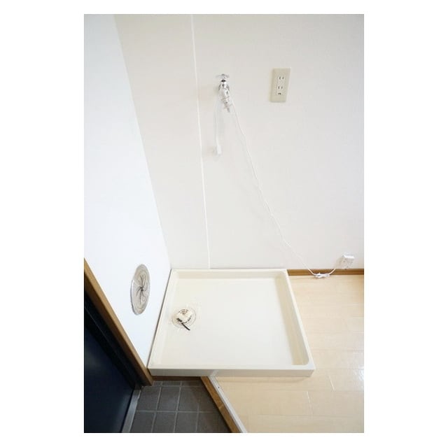 防水板付きの洗濯機置場 ピアコート