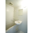 鏡、洗面ボウル付きバスルーム サンライフハイツＢ棟