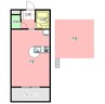 ステイ西原Ａ棟 1Rの間取り