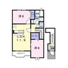 フランセレノ 2LDKの間取り