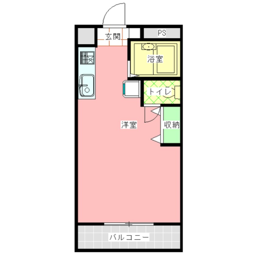 間取図 コーポピアかすが