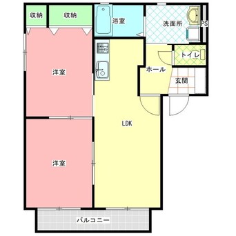 間取図 エトワールワタリＡ