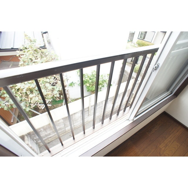 お布団がシッカリ干せるフェンス 錦ハイツＡ棟