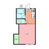 荒井第一アパート 1Kの間取り