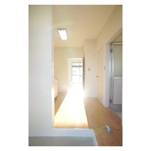 玄関からの眺めです あけぼのコーポＡ棟