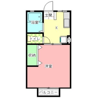 間取図 グリーンヒルハイツＢ棟