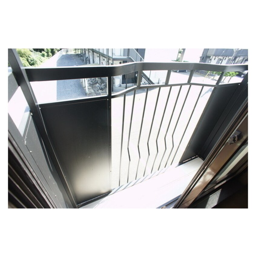 使いやすいバルコニー グリーンヒルハイツＢ棟