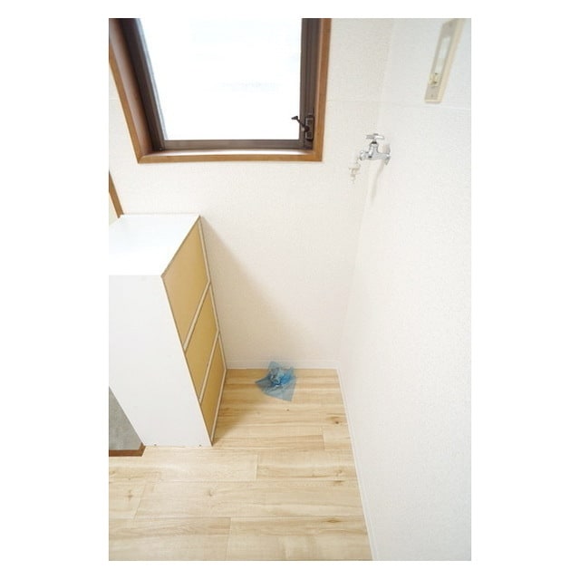 ムダなく配置された洗濯機スペー スズキハイツＢ棟