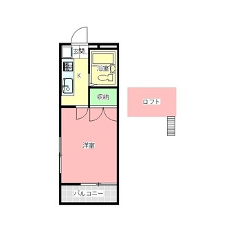 間取図 佐川ハイツＡ棟