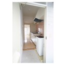 玄関から続くキッチンスペース 佐川ハイツＡ棟