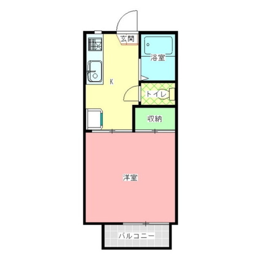 間取図 きたはらコーポＡ棟