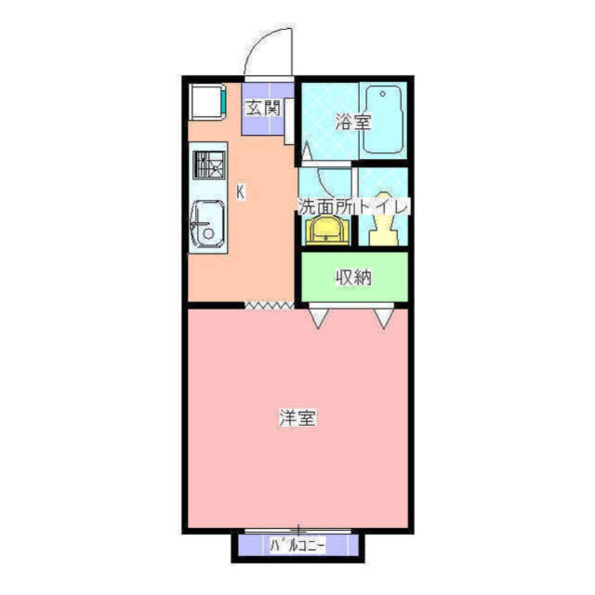間取図 エール水戸Ｂ棟