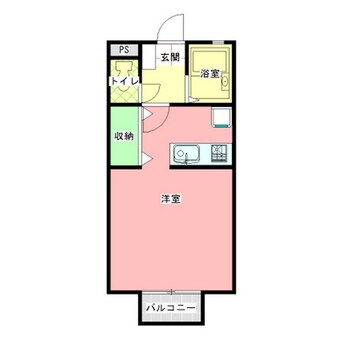 間取図 コーポ金沢Ｃ棟