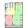 所コーポ 3DKの間取り